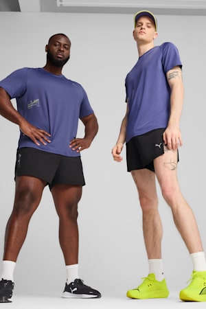 Knit 3" Split Running Shorts Men, PUMA Black, extralarge-GBR
